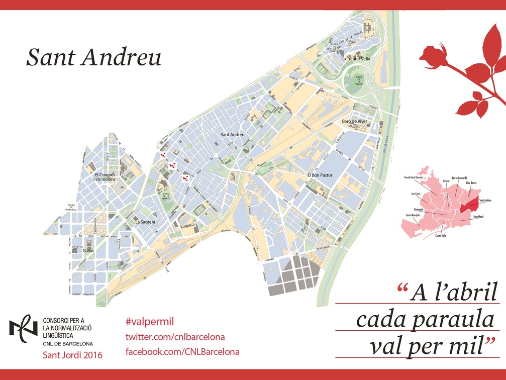 Mapa roses Sant Andreu