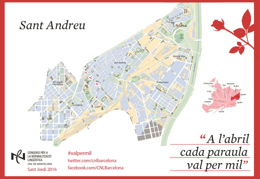 Mapa roses Sant Andreu
