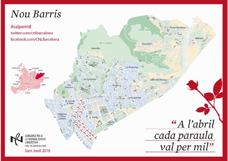 Mapa roses Nou Barris